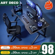 Meja Gaming Computer Desk Gaming Table Carbon Fibre Gaming Office Study Table Meja Komputer PC Table