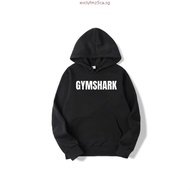 GYMSHARK Men's Terry Cloth Hooded Sweatshirt Casual Sports Home Hoodie Sweatshirt Unisex