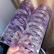 Natural Bolivia Amethyst Bracelet Women's Ice Transparent Body Amethyst Bracelet for Girlfriend Girl