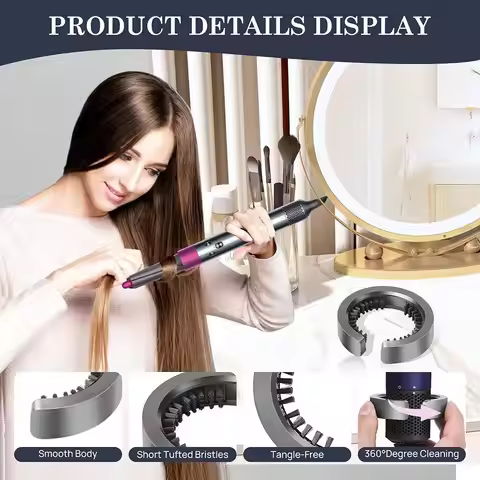 Spare Parts Hair Dryer Filter Brush Filter Cleaning Brush for Dyson Airwrap/HS01/HS05/Dyson Superson