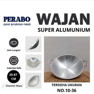 Aluminum Frying Pan / Aluminum Frying Pan no10-20 / Wok Pan / Thick SIlver Frying Pan