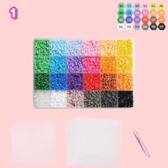 12000pcs 2.6mm Perler Beads Craft Kit 24 Vibrant Colors with Multiple Tools Pixel Art Creative Perle