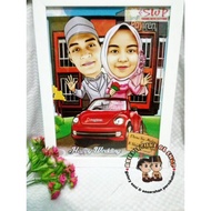 Kalikature+print+frame size (30x40cm)