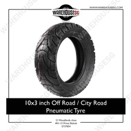 10" x 3.0" Off Road/ City Road Pneumatic Tyre for Electric Scooter