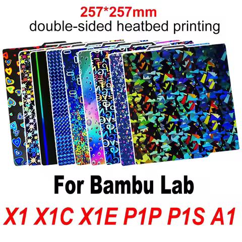 X1C P1P P1S A1 X1 Build Plate for Bambu Lab Plate Smooth PEI Sheet PEO PET for Bambulabs x1 p1p 3D P