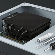 QUIETAI C904-x38 Mini-ITX CPU Cooler 4 Heatpipes Slim Profile Supports AMD/Intel/LGA1700/115X/x99/18
