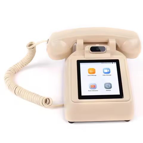 Touch-screen Audio&Video Guestbook 64GB Phone Recorder Video Guestbook for Wedding Telephone Booth