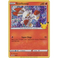 Scorbunny - 16/25 - 25th Anniversary Holo McDonalds 25th Anniversary Singles