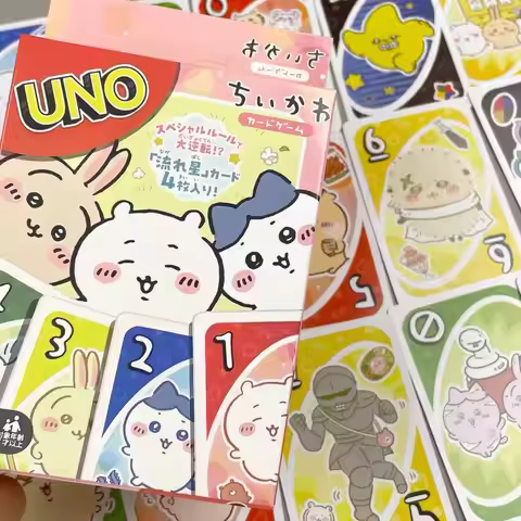 Chiikawa Usagi Kawaii Anime Cartoon Spot Surrounding Cute Good Looks Playing Cards Entertainment Exq