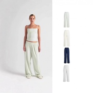 Skims Cotton Jersey Wide-Leg Trousers - Casual Fitpants