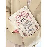 Rotate iPad --ins Style Bow Rabbit Cute Style Skin Anti-Dirt Cover iPad Case 2019 10.2 iPad air 4 10.9 iPad 9.7-inch tablet iPad Pro 11 iPad 18 iPad 8 Generation Cover 17 Silicone