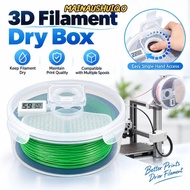 MAINAUSHUIQO  Printing Filament Dry Box, 1KG Dustproof  Printing Filament Sealed Box, Anti-Moisture 