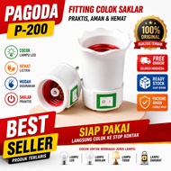 Pagoda P-200 Plug Switch Fitting Household Light Accessories Premium Plug Quality Lamp Holder Practi