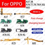With ic Usb Charging Board For OPPO A37 38 76 77 78 79 83 4G 5G Charger USB Charging Port Board Dock