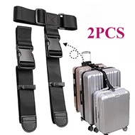 2Pcs Travel Bags Belt Luggage Strap Adjustable Luggage Belt