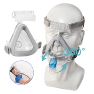Full Face Mask for CPAP BiPAP Machine Full Mask with Headgear Improve Sleep CPAP Mask for Sleep Apne