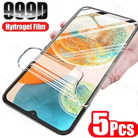 5PCS Hydrogel Film for Samsung Galaxy M04 M14 M54 M34 5G Screen Protector M53 M33 M23 M13 4G M52 M32
