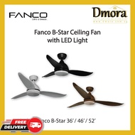 FANCO B-Star DC Motor Series Ceiling Fan (36"/46"/52")