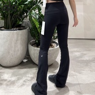 Alo High Waist Flared Pants Slimming Anti-cursor Slim Yoga Leisure Sports Fitness Stretch Pants For