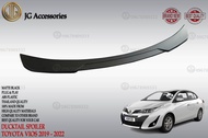 TOYOTA VIOS GEN 4 2019 2020 2021 2022 REAR SPOILER WING MATTE BLACK DUCKTAIL THAILAND