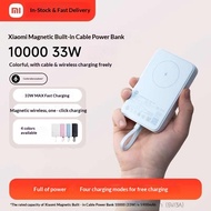 [ CCC Certification]Xiaomi PowerBank Built-in Cable 33W 10000mAh MAX With Magnetic 8.5W MAX Charging