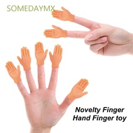 SOMEDAYMX Halloween Gift Tiny Finger Hands for Game Small Hand Model Finger Puppets Left Right Hand Mini Costume Cartoon Funny for Kids Finger Toys
