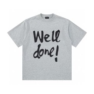 WE11DONE 新款短袖T恤