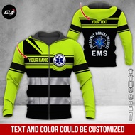 2023 Customized Text And Color EMS All Over Printed Hoodie AVA35