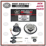 IGNITION KEY SWITCH SET - YAMAHA - YZF-R15/ R15 V3 VVA - P/NO. BK6-XH250-01 (NK)