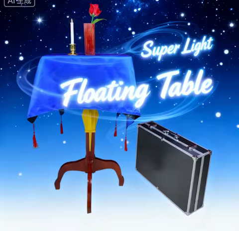 Professional Super Light Floating Table - Anti Gravity Vase & Candlestick Levitation for Stage Magic
