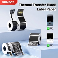 NIIMBOT Black Thermal Transfer Label Paper for Niimbot M2
