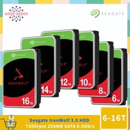 Seagate IronWolf 6TB 8TB 10TB 12TB 14TB 16TB 3.5 HDD 7200 RPM 256MB Cache SATA 6Gb/s Internal Hard D