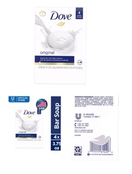 Dove soap beauty bar deep moisturizer 4pcs