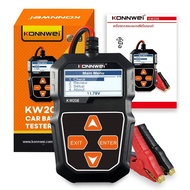 เครื่องทดสอบแบตเตอรี่รถยนต์ KONNWEI KW600 KW650 KW208 12V เครื่องวิเคราะห์แบตเตอรี่รถยนต์ รถจักรยานย
