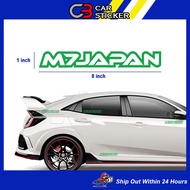M7 JAPAN CAR STICKER / CS656