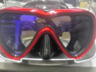 Gull 潛水面鏡 Vader UV420 AR 金屬紅色