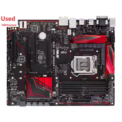 ASUS B150 PRO GAMING Intel B150 LGA 1151 4 x DDR4 DIMM 64GB PCI-E 3.0 1 x M.2 SATA3 VGA HDMI USB3.1 