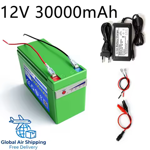 12V Battery 5Ah 10Ah 30Ah Built-In High Current 30A BMS 18650 Lithium Battery Pack For Kid’s car Bat