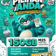 BeONE Mobile SIM 150GB / 250GB / 400GB  High Speed Coverage Maxis