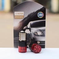 [LEDT2 ISOP] LED X tail lights (brake, stop) - Nova foot S25 P21/5