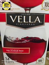 Peter Vella Red Wine 5L ⭐⭐⭐⭐⭐💯 Original Ready Stock 现货 2024 stock