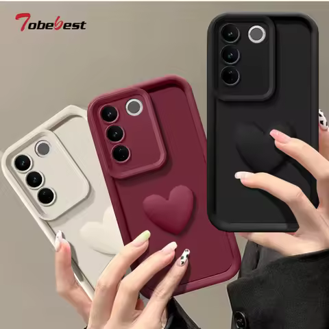 Love Heart Silicone Camera Lens Protective Case for Samsung Galaxy A13 A23 A33 A53 A73 A12 A22 A32 A