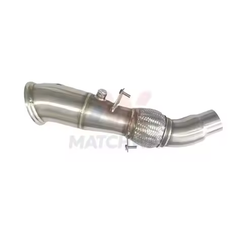 Exhaust Downpipe 4" for BMW N20 2.0T 2012-2016 201 Stainless Steel TIG Welded Polished Catted Downpi