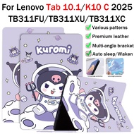 For Lenovo Tab 10.1 TB311FU TB311XU TB311XC | Tab K10C Silk Texture Fashion Stand Leather Case Table