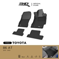 3D Mats พรมปูพื้นรถยนต์ TOYOTA - GT 86 ปี 2012 - 2018 (AT)