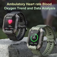 Military Smartwatch Men For Android MI Ios Ip68 Waterproof Sports Watches Blood Pressure Oxygen 380 mAh Smart Watch Men