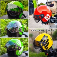 ONLINE OJEK HELMET - ONLINE OJEK HELMET BOGO PILOT MODEL - Ojol Helmet - All Size L