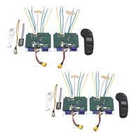 4- 4-Wheel Drive ESC for Electric Skateboard Four-Wheel Scooter Motor with 2.4Hhz LCD Screen Controller