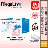 [YOUPHARMACY] MEGALIVE NJ-FLEX FORTE TWIN PACK(2X20'S)