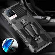 Vivo V21 5G 4G V20 V20 SE V19 V19 Neo V17 Pro Hybrid Rugged Shockproof Armor Kickstand Case Cover Wi
